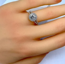 Bague diamant 0,40 carat E VS2