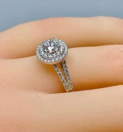 Bague diamant 0,40 carat E VS2