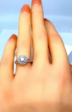 Bague diamant 0,40 carat E VS2
