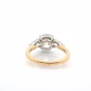 Bague diamant 1,88 cts H/SI2 en or et platine