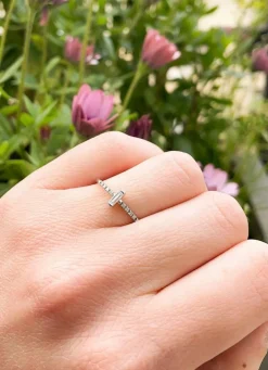 Bague Diamant Baguette Vintage