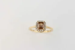 Bague Diamant brun 1.34ct