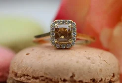 Bague Diamant brun 1.34ct