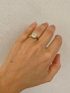 Bague Diamant coussin