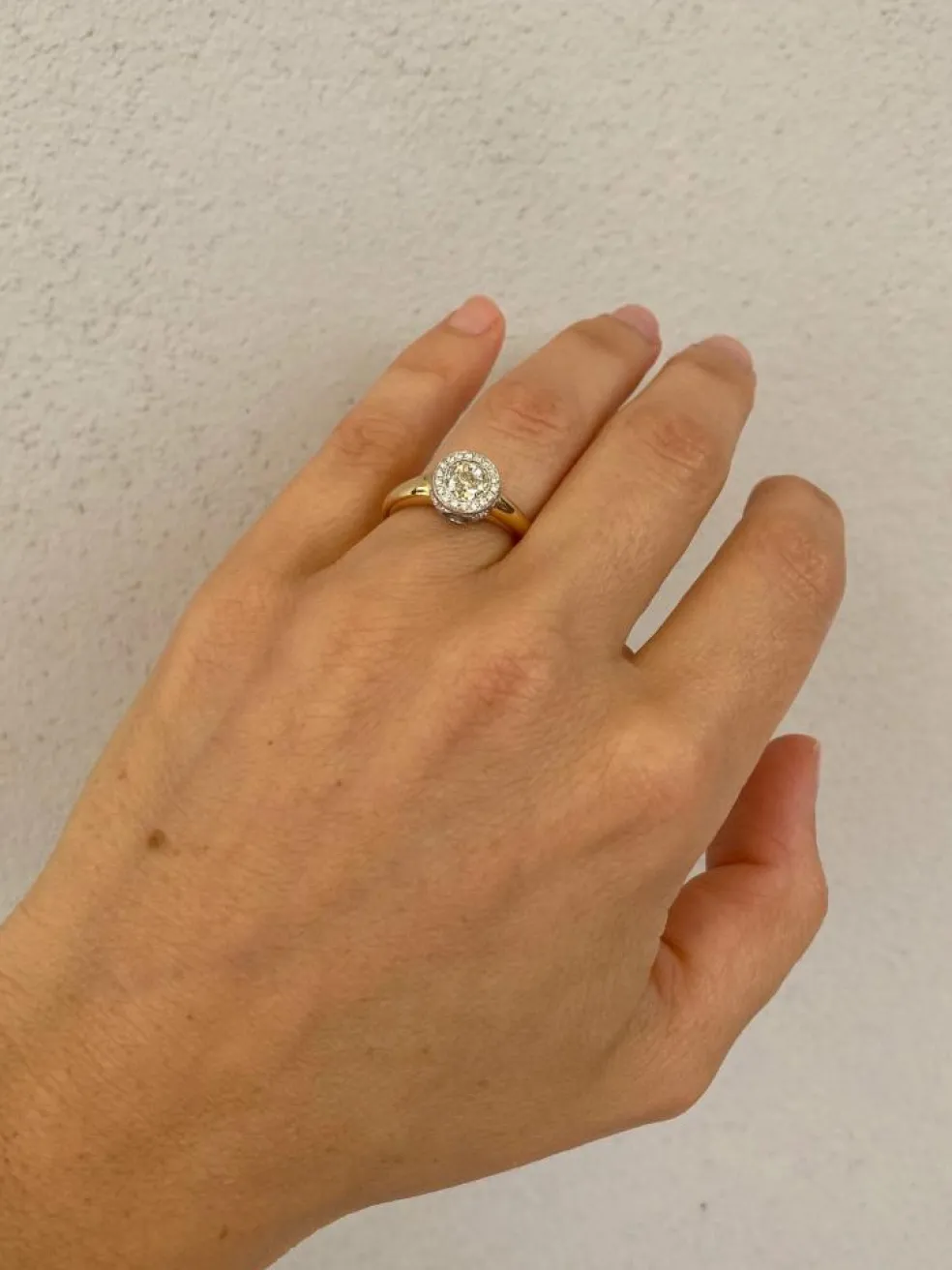Bague Diamant coussin