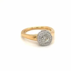 Bague Diamant coussin