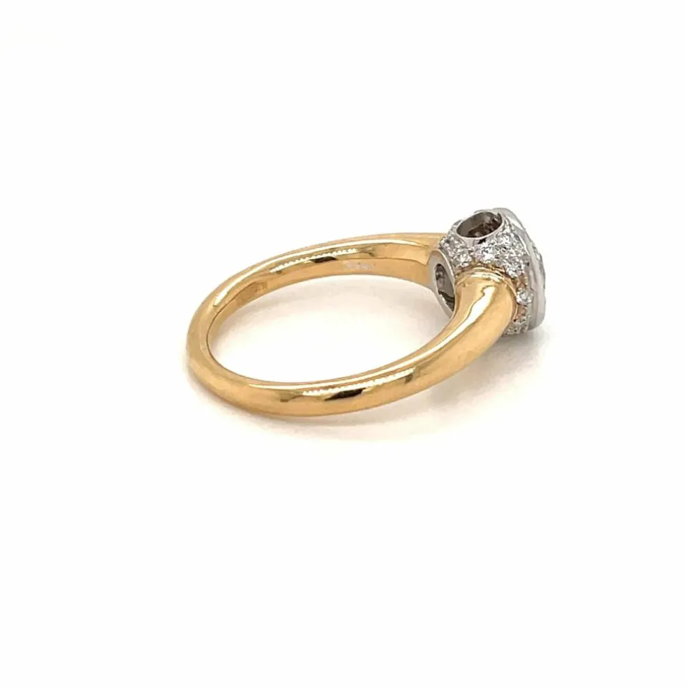 Bague Diamant coussin