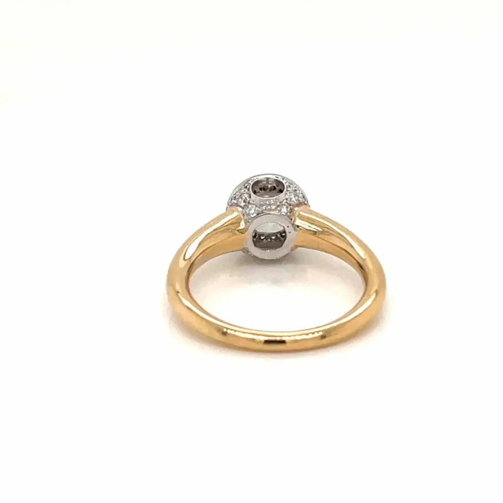 Bague Diamant coussin