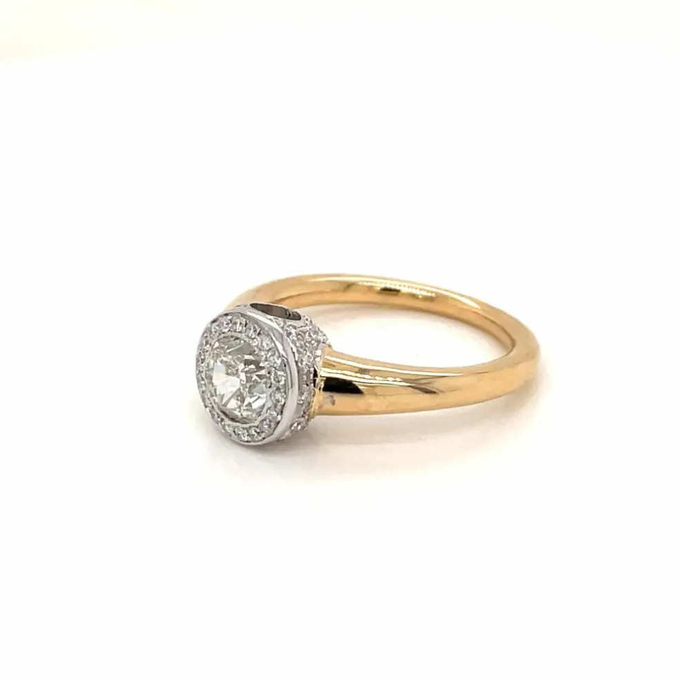Bague Diamant coussin