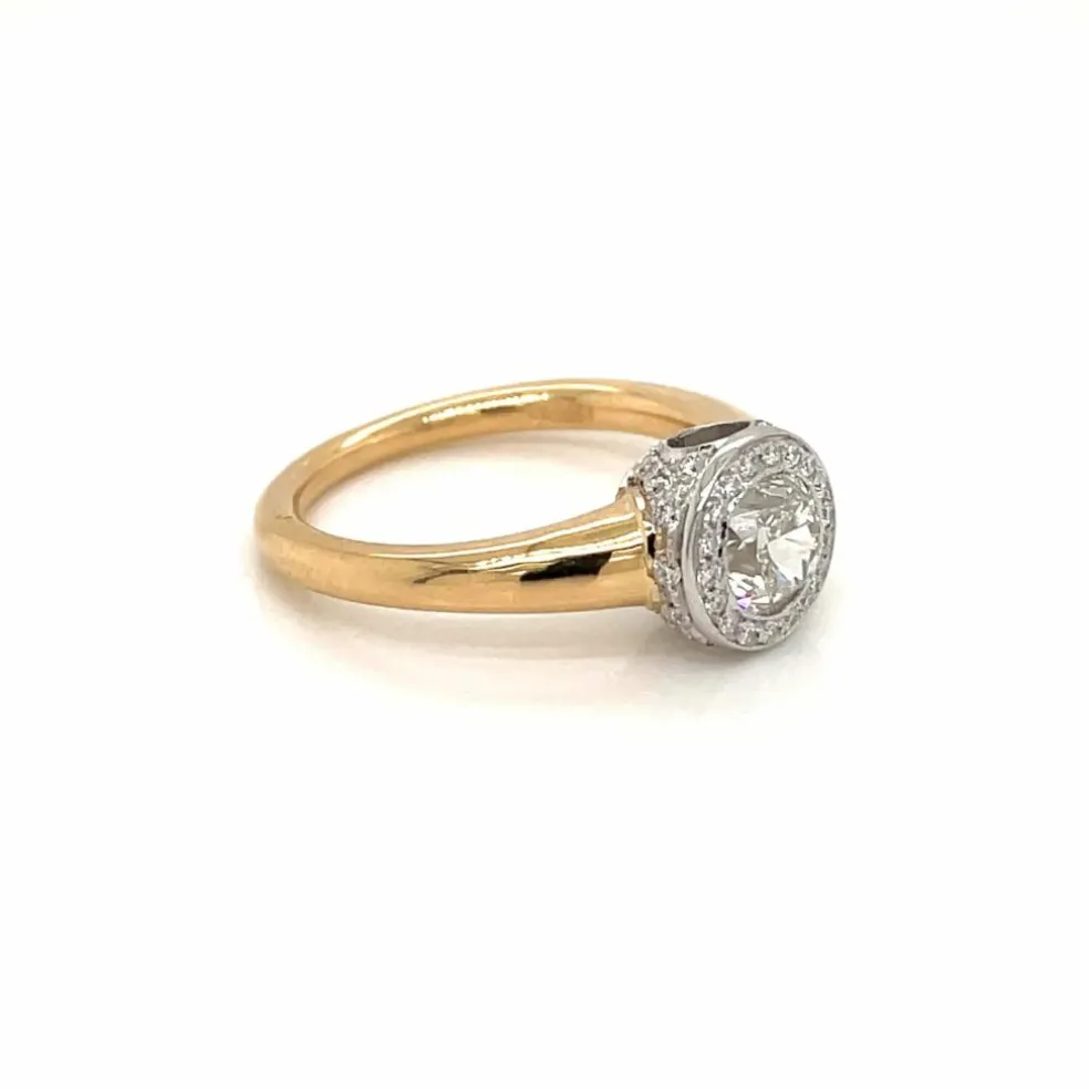 Bague Diamant coussin