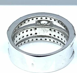 Bague diamant 0.74ct pavage diamants