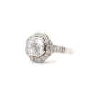 Bague diamant 1,40cts I/VS1 en platine