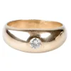 Bague diamant en or jaune