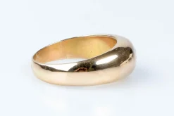 Bague diamant en or jaune