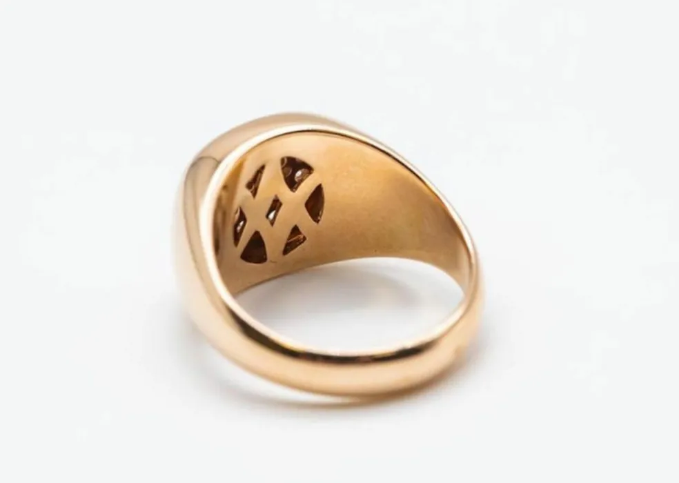 bague diamant en or rose