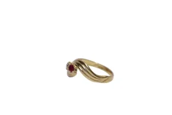 Bague Diamant et Rubis