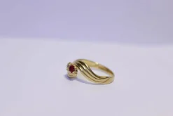 Bague Diamant et Rubis