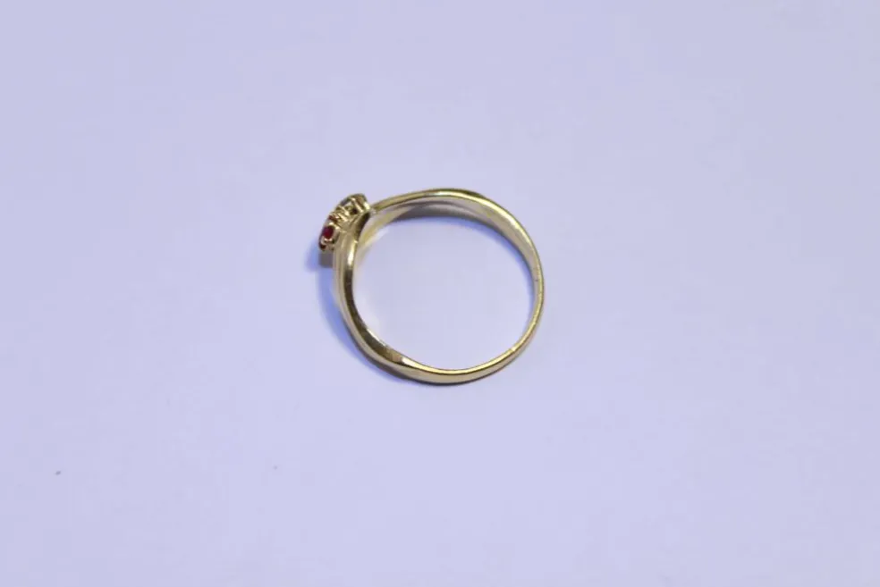 Bague Diamant et Rubis