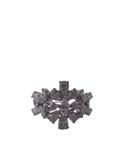 Bague diamant fantaisie cocktail de fleurs