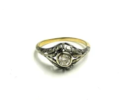 Bague diamant Jugendstil 1900
