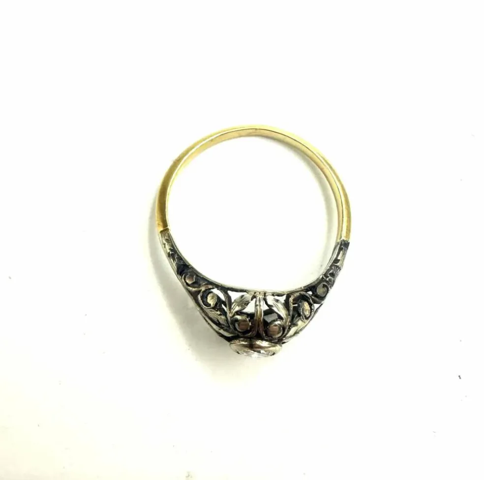 Bague diamant Jugendstil 1900