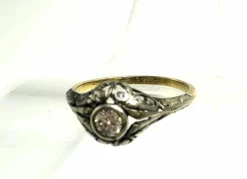 Bague diamant Jugendstil 1900