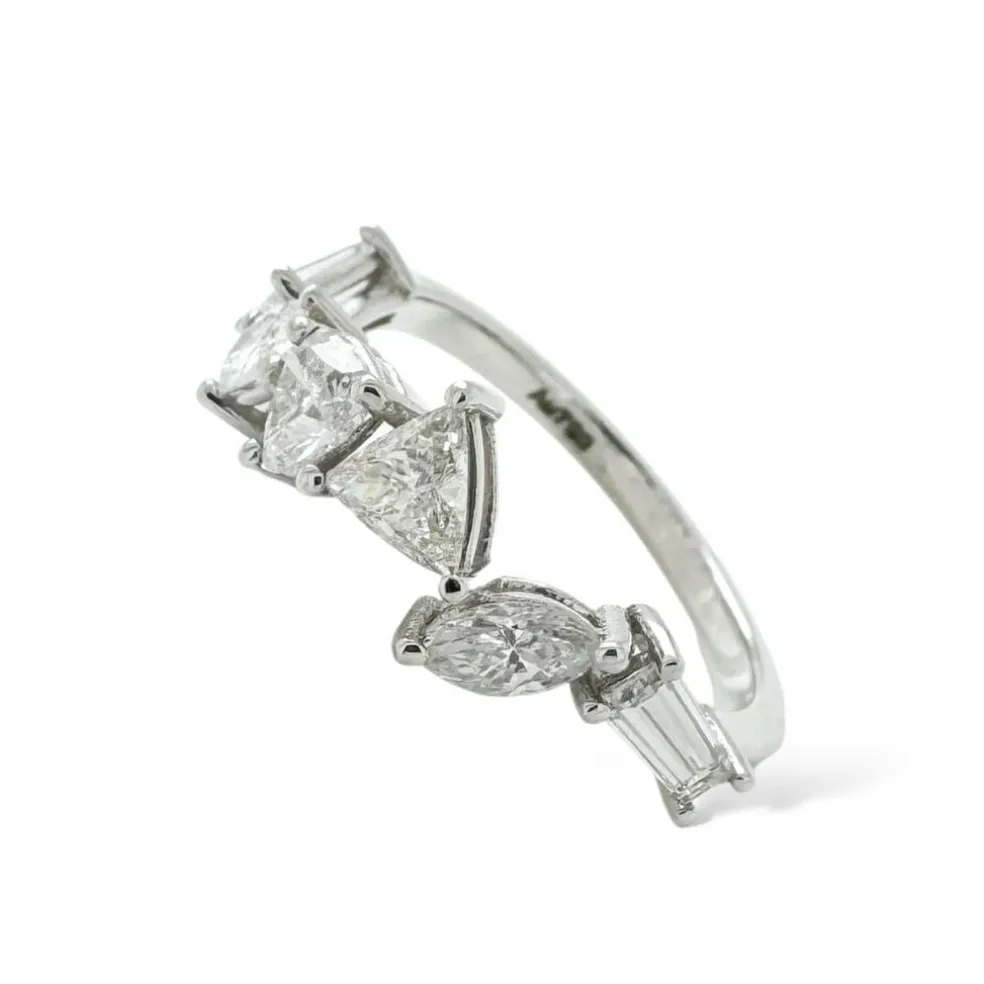 Bague diamant Multi-Taille en or blanc