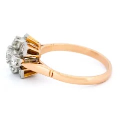 Bague, diamant, or