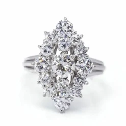 Bague Diamant Or blanc