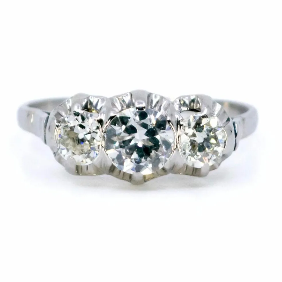 Bague Diamant Platine