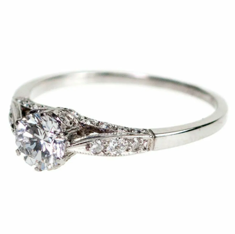 Bague Diamant Platine