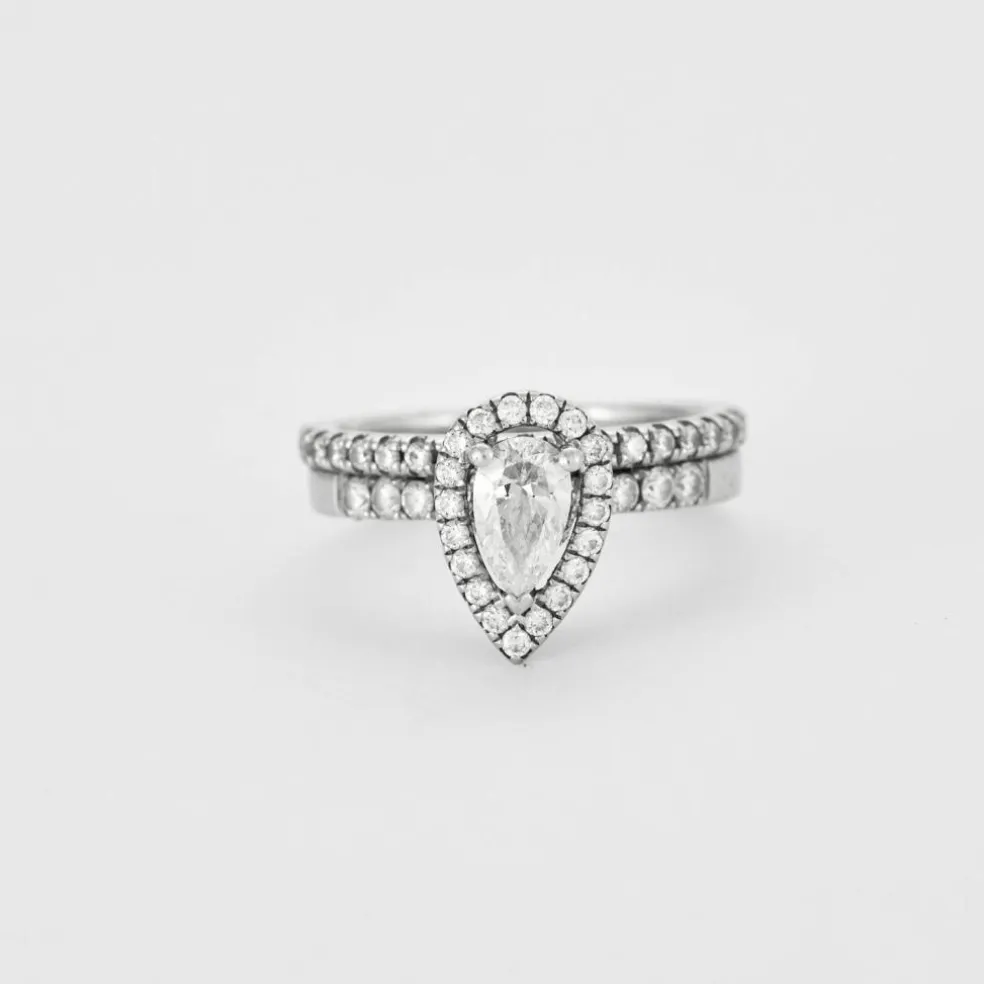 Bague Diamant poire 0.70ct