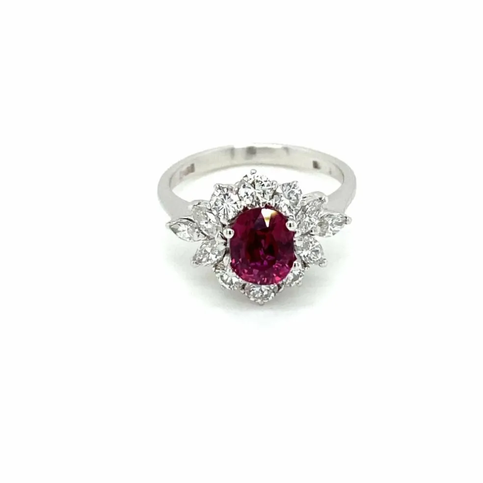 Bague Diamant Rubis