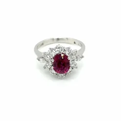 Bague Diamant Rubis
