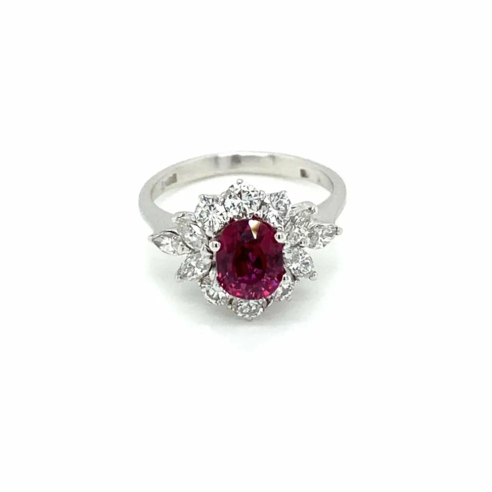 Bague Diamant Rubis
