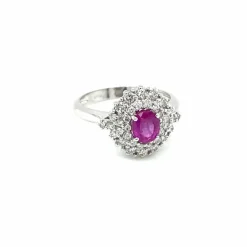 Bague Diamant Rubis