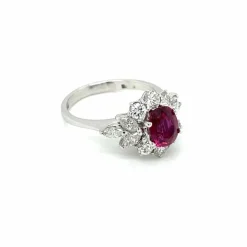 Bague Diamant Rubis
