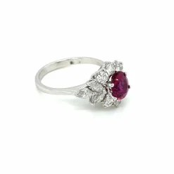 Bague Diamant Rubis