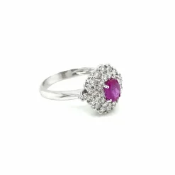 Bague Diamant Rubis