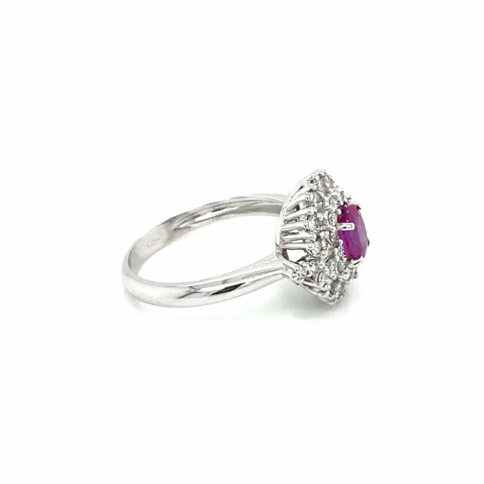 Bague Diamant Rubis