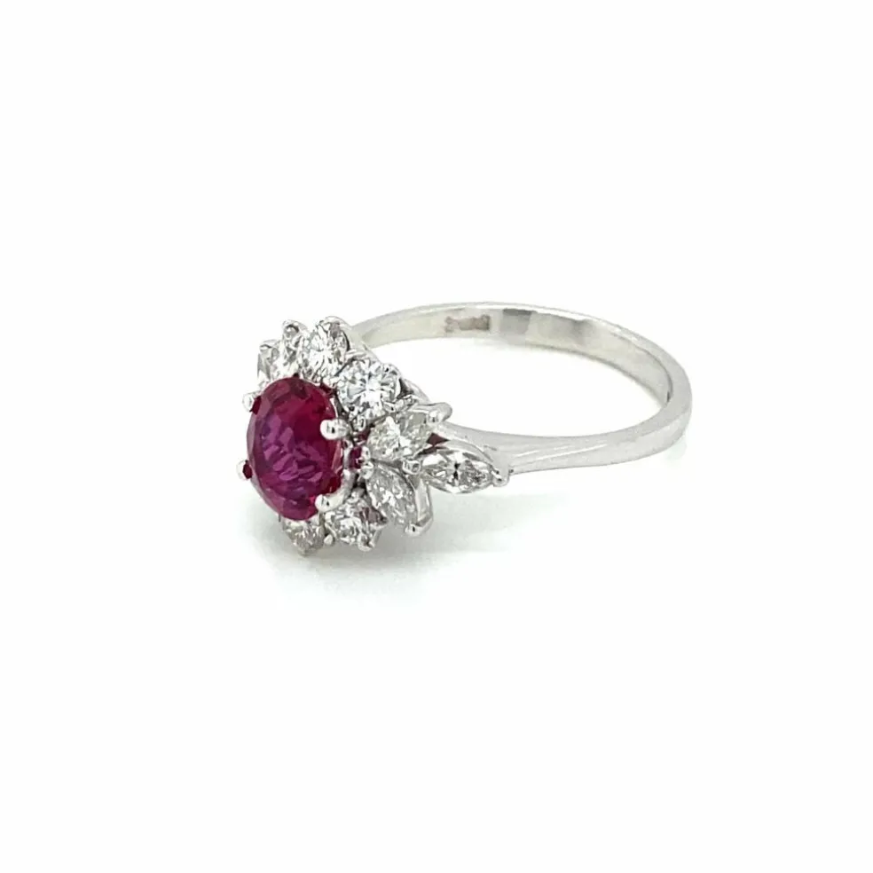 Bague Diamant Rubis