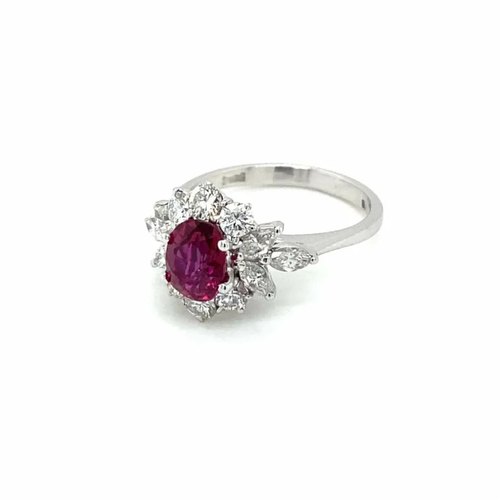Bague Diamant Rubis