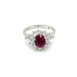 Bague Diamant Rubis