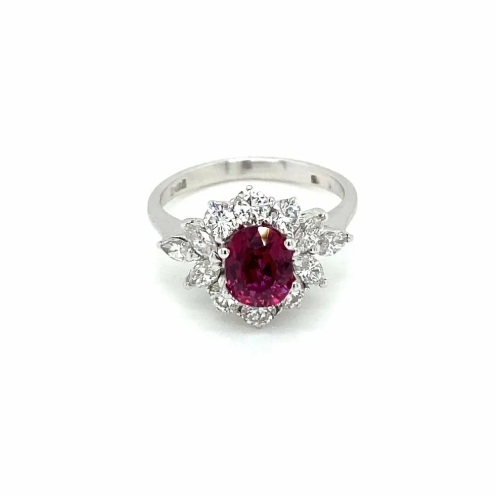 Bague Diamant Rubis