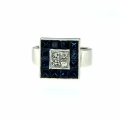 Bague Diamant Saphir