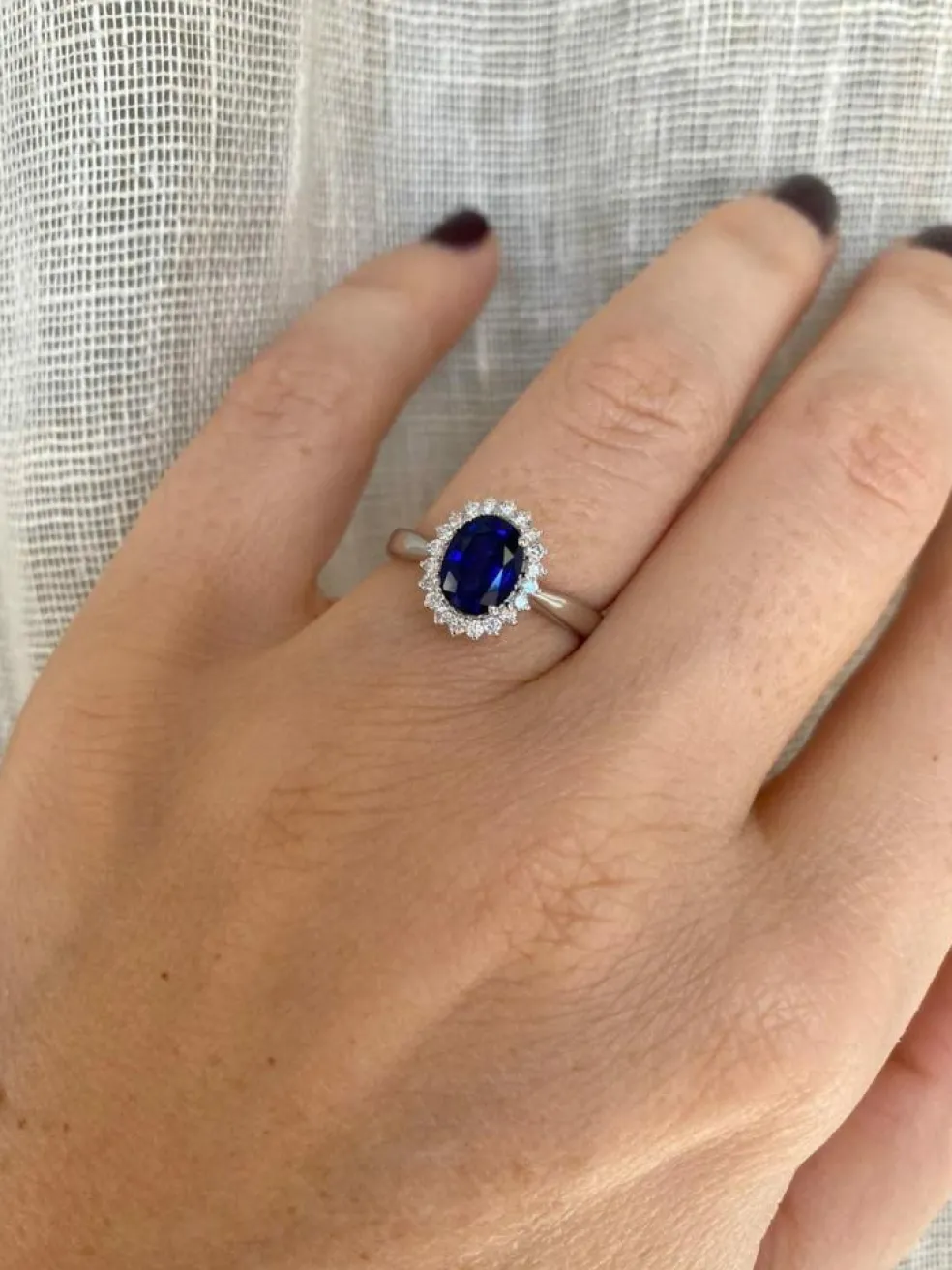 Bague Diamant Saphir
