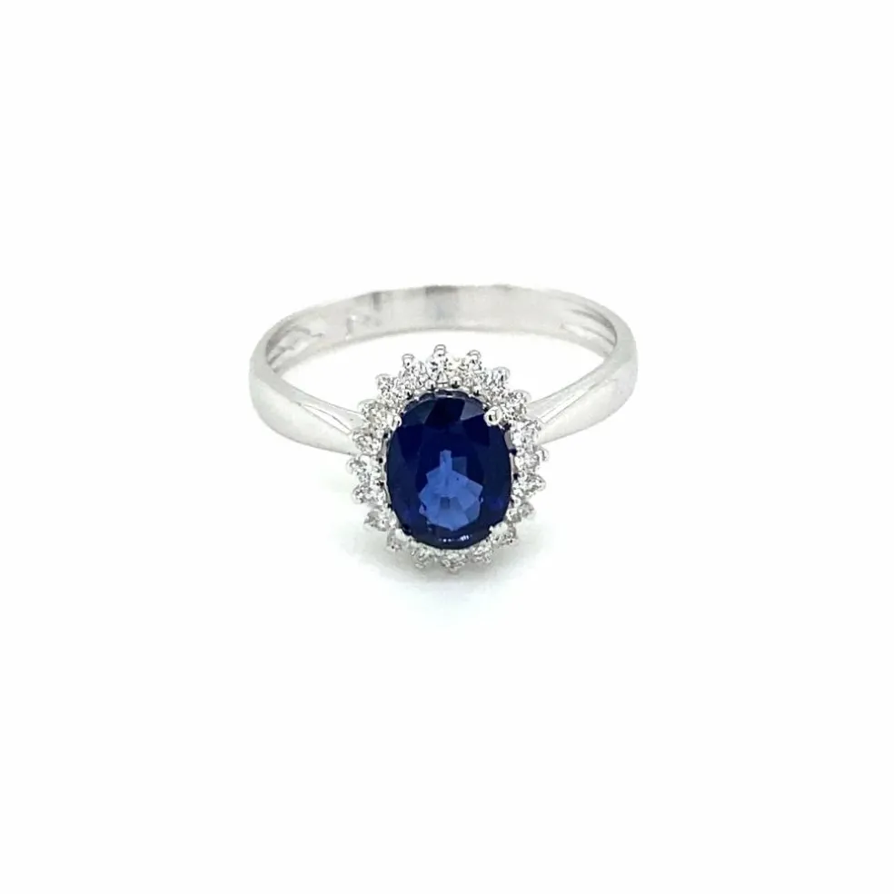Bague Diamant Saphir