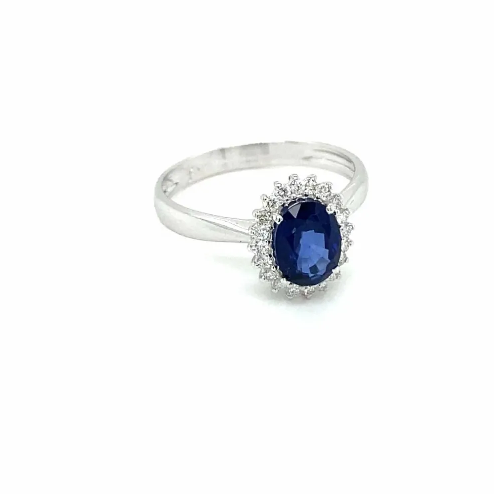 Bague Diamant Saphir