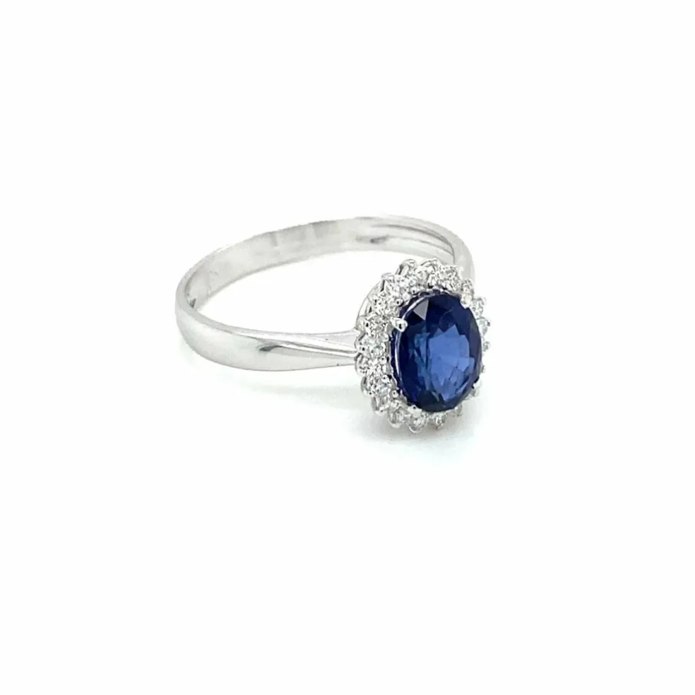 Bague Diamant Saphir