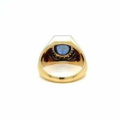 Bague Diamant Saphir certifié Art Déco